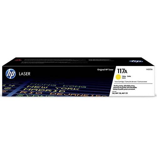 Hp W2072A (117A) Sari Toner 700 Sayfa
