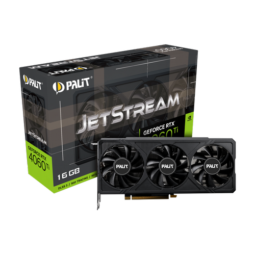 Palit JetStream RTX 4060 Ti 16GB GDDR6 128Bit GeForce nVidia Ekran Kartı NE6406T019T1-1061J