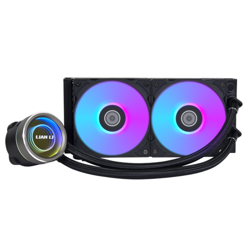 LIAN LI Galahad II Trinity AIO 240mm ARGB Siyah lemci Sv Soutucu (G89.GA2T24B.00)