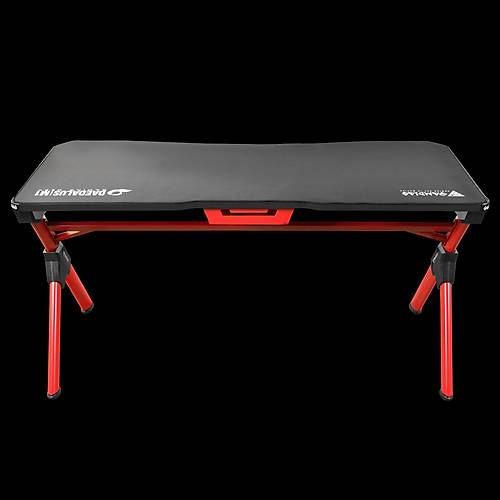 GAMDIAS DAEDALUS M1 150x66x75 Suya Dayankl Kumandal RGB Kanall Oyuncu Masas Siyah/Krmz