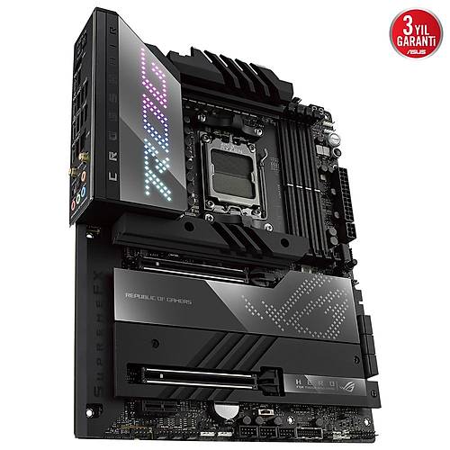 Asus Rog Crosshair X670E Hero 6400mhz(OC) M.2 DDR5 AM5 ATX Anakart
