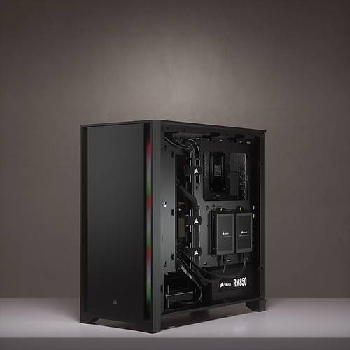 CORSAIR CC-9011198-WW 4000D TEMPERLI CAM YAN PANEL MID TOWER BILGISAYAR KASASI SIYAH