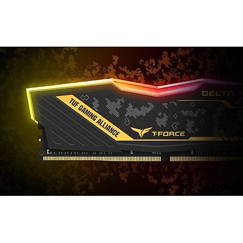 32 GB DDR4 3200M T-FORCE DELTA RGB TUF YELLOW 16x2