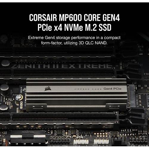 Corsair 2TB MP600 CORE NVMe Okuma 4950MB-Yazma 3700MB M.2 SSD (CSSD-F2000GBMP600COR)