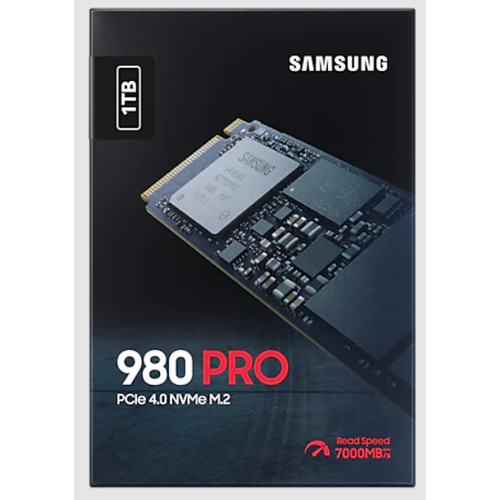 Samsung 980 Pro 1TB 7000/5000MB/s NVMe m.2 Gaming SSD (MZ-V8P1T0BW)