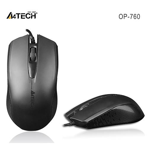A4 TECH OP-760 USB SYAH V-TRACK 1000 DPI MOUSE