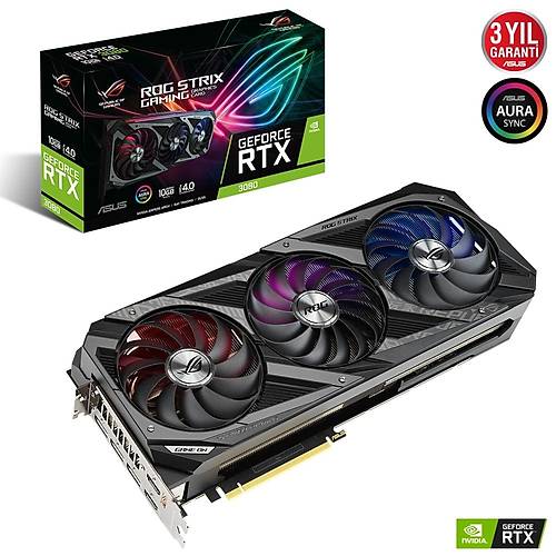 ASUS ROG-STRIX-RTX3080-10G-GAMING 10GB GDDR6X 320Bit