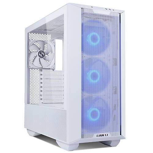 Lian Li Lancool III RGB White 3x140mm ARGB Fan/1x140mm PWM Fan Temperli Cam USB Type-C Mesh Beyaz E-ATX Mid-Tower Gaming Kasa