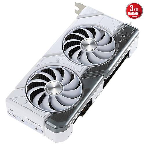 Asus GeForce Dual White RTX 4070 12GB GDDR6X 192bit Nvidia Ekran Kart DUAL-RTX4070-12G-WHITE