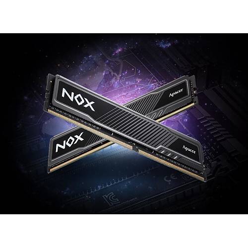 Apacer NOX 16GB (2x8GB) 3600 MHz CL18 DDR4 Gaming RAM (AH4U16G36C25YMBAA-2)