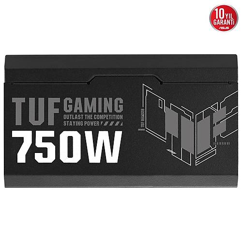 Asus Tuf Gaming 750w 80 Plus Gold Full Modüler ATX 3.0 Güç Kaynağı 10 Yıl Garanti TUF-GAMING-750G