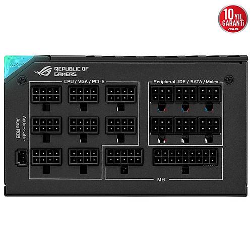 Asus Rog Thor 1200W 80+ Platinum II Tam Modler G Kayna 10 Yl Garantili ROG-THOR-1200P2
