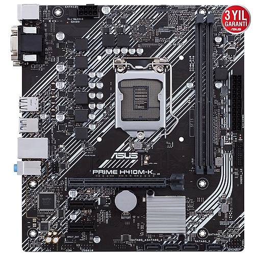 ASUS PRIME H410M-K DDR4 2933/2133 MHz DVI-D mATX 1200p