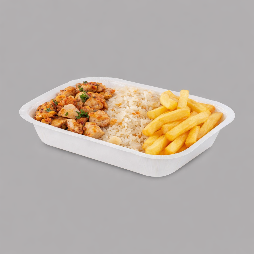 Makpack Tam Porsiyon Karton Yemek Kabı 600 Adet 225x168 mm KT-18