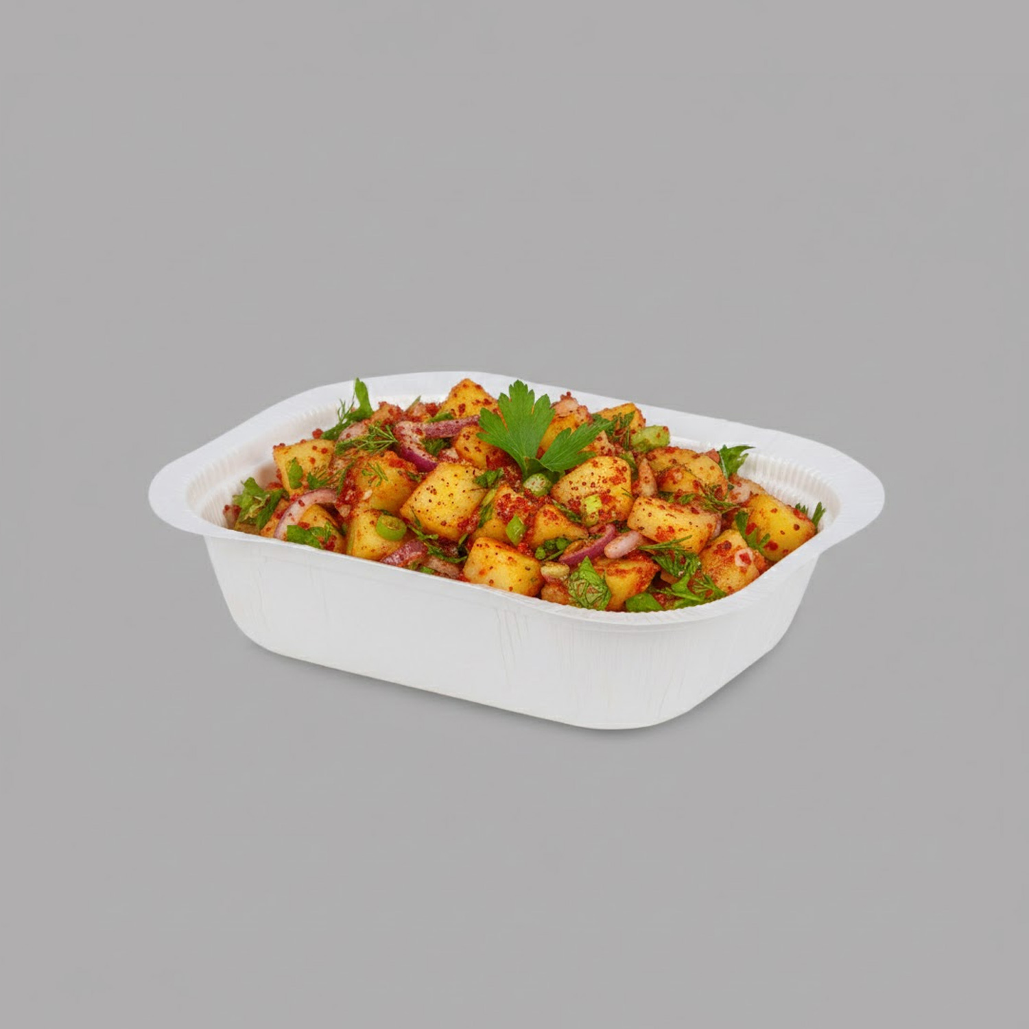 Makpack Tek Porsiyon Karton Yemek Kabı 700 Adet 158x120 mm KT-02