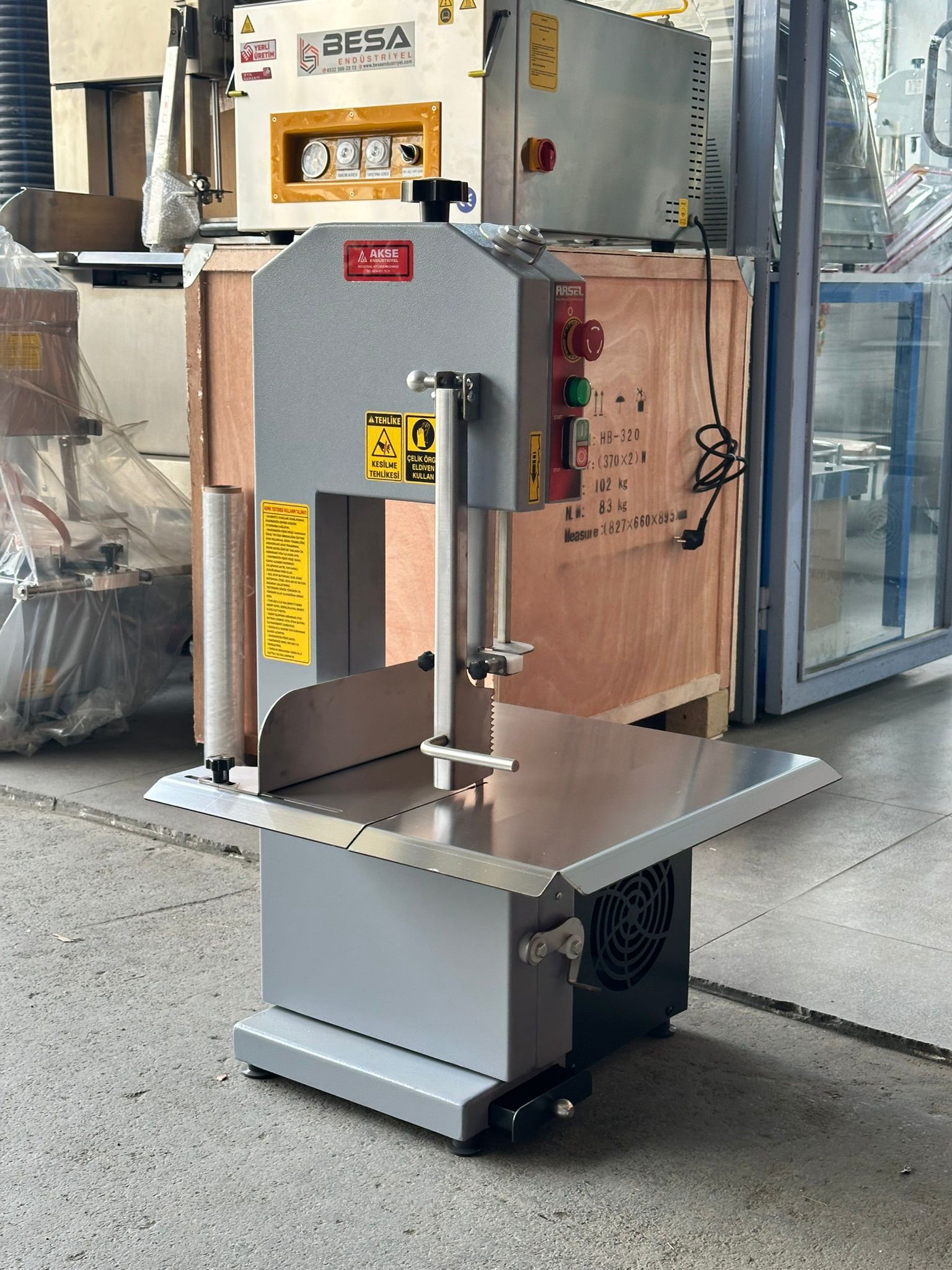 Arsel Et Kemik Kesme Testeresi 1.5 Kw 2 Hp 380 V ARS-OG-01