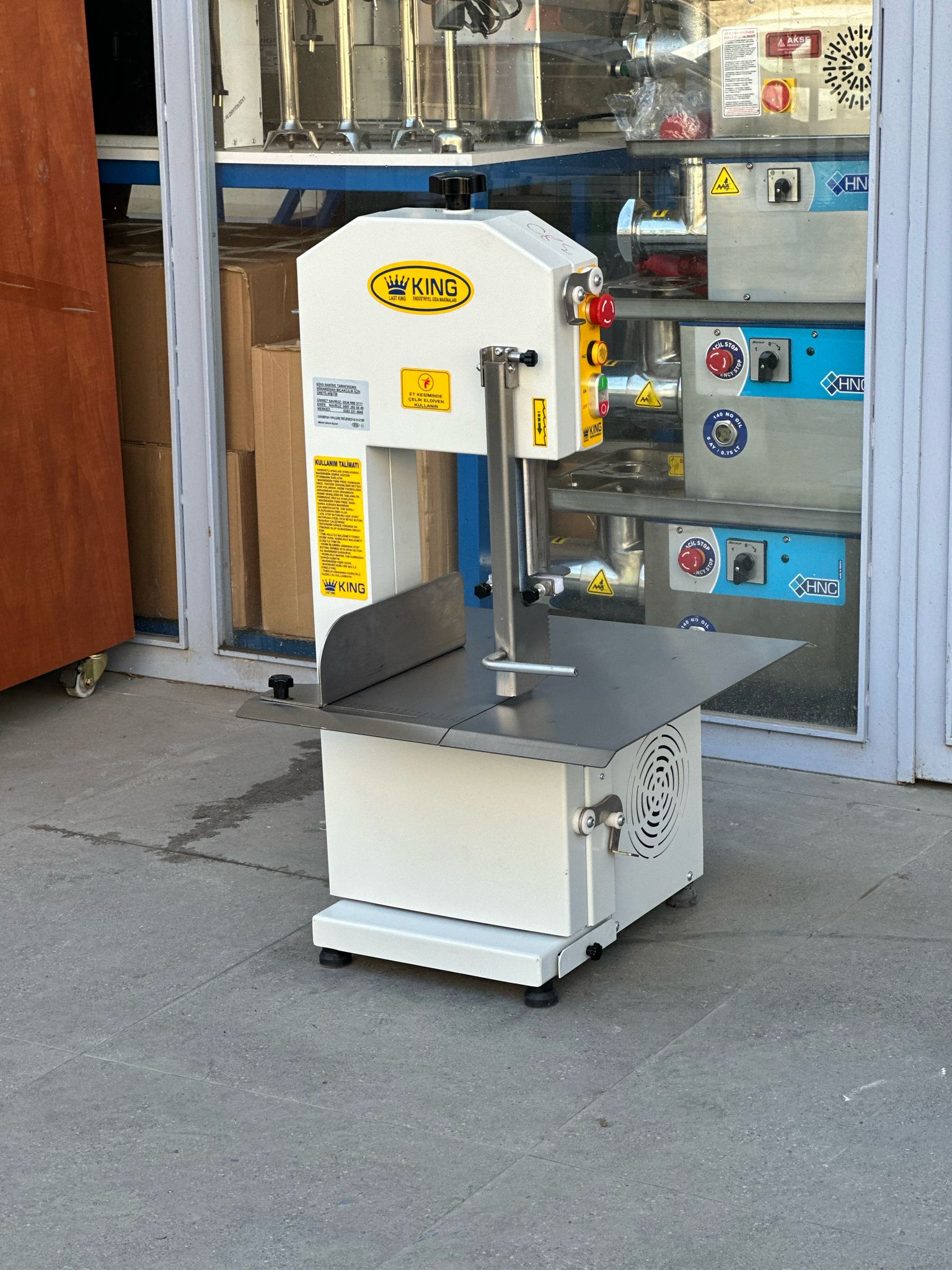 King Et Kemik Kesme Testeresi Boyalı Gövde 1,5 kW 220 V