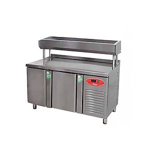Osimo 2 Kap�l� Pizza ve Salata Haz�rl�k Buzdolab� 150x70x85/135 Cm