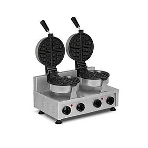 Omake Zamanlay�c�l� �iftli Kare Waffle Makinesi 18 Cm Elektrikli Omk.WFL11.E22.0101.Z5F