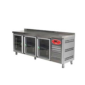 Osimo 3 Cam Kap�l� Tezgah Tip Buzdolab� Snack Seri 200x60x85 Cm