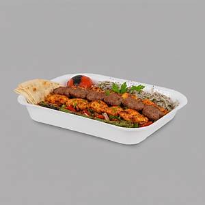 Makpack 1,5 Porsiyon Karton Kebap Kab� 600 Adet 264x195 mm KT-08