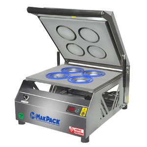 Makpack Yuvarlak Tabak Kapatma Makinesi Paslanmaz 110 mm