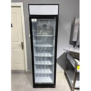 Dikey Tek Kap�l� Kanopili �i�e So�utucu Dolap 352 Litre Beyaz