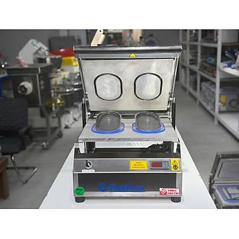 Makpack Oval Tabak Kapatma Makinesi Yemek Paketleme Paslanmaz 177 mm