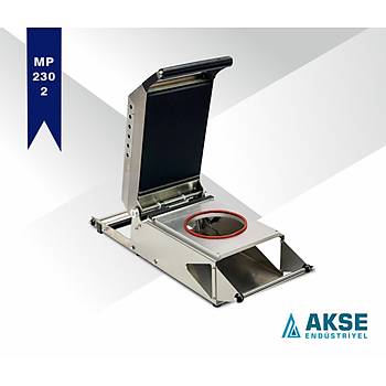 Makropack orba Kasesi Kapatma Makinesi - Yuvarlak Tabak Kapatma ( 150 mm )