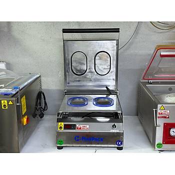 Makpack 177*117 Oval Tabak Kapatma Makinesi Yemek Paketleme