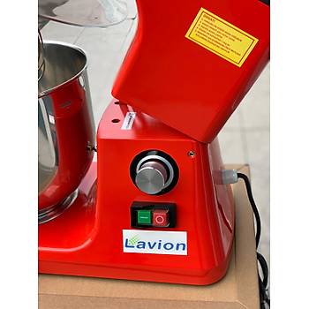 Lavion B8 Pro- 7 Litre Set st Food Mikser Hz Kontroll Krmz