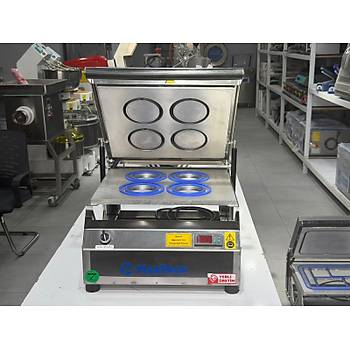 Makpack Yuvarlak Tabak Kapatma Makinesi Paslanmaz 110 mm