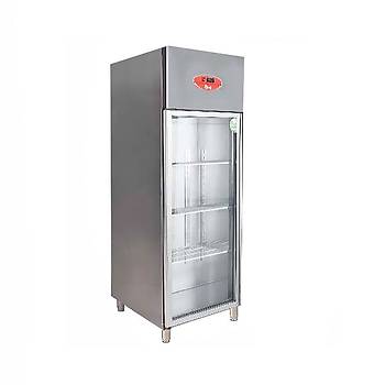 Osimo Tek Cam Kap�l� Dik Tip Derin Dondurucu Gastronorm Seri 70x87x210 Cm