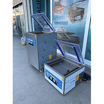 Makropack MP-410-T2/A 41 Cm ift ene  Ayakl Gda Vakum Makinesi YERL RETM 3 Yl Garantili