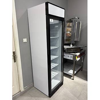 Dikey Tek Kap�l� Kanopili �i�e So�utucu Dolap 352 Litre Beyaz
