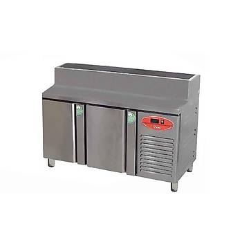 Osimo 2 Kapl Pizza ve Salata Hazrlk Buzdolab 150x70x85/105 Cm