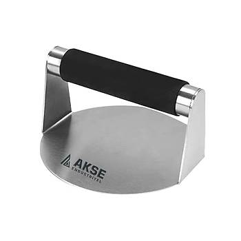 Akse Paslanmaz Smash Burger Ezici Hamburger Presi 14 Cm