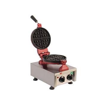 Omake Zamanlaycl Tekli Kare Waffle Makinesi 18 Cm Elektrikli Omk.WFL01.E12.0101.Z5F