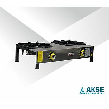 noxmaster 2'li Lokanta Oca Ksa Ayak Ce Belgeli Doalgazl