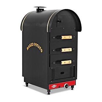 Empero 3 ekmeceli Elektrikli Kumpir Frn 50x70x98 Cm EMP.KFE.030