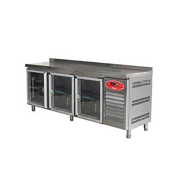 Osimo 3 Cam Kap�l� Tezgah Tip Buzdolab� Snack Seri 200x60x85 Cm