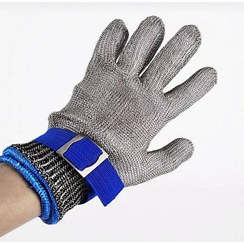 Akse Kesilmez �elik Eldiven Paslanmaz �elik Tel Has�r �rg� Kasap Kesim Eldiveni