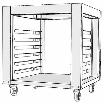 Osimo 4 Tepsili Patisserie F�r�n Alt Stand� 80x70x88 Cm