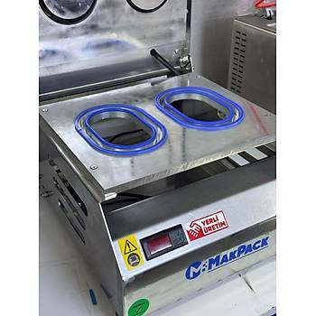Makpack 177*117 Oval Tabak Kapatma Makinesi Yemek Paketleme