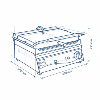 Remta 16 Dilim Tost Makinas� Elektrikli 43x38x25 Cm R76