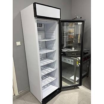 Dikey Tek Kap�l� Kanopili �i�e So�utucu Dolap 352 Litre Beyaz