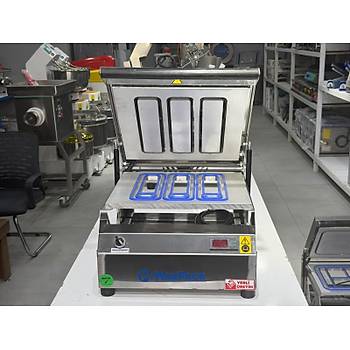 Makpack 3 L� �i�k�fte D�r�m Paketleme Makinesi Paslanmaz 40 * 215 mm