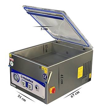 Makropack MP-450-T1/S 45 Cm Tek ene Set st Vakum Makinesi Gda Vakum Makinas