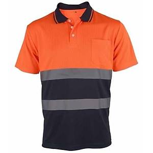 POLO YAKA TURUNCU-LAC�VERT T-SH�RT