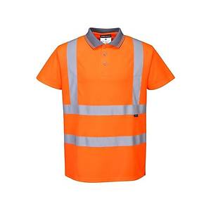 TURUNCU POLO YAKA REFLEKT�RL� TSH�RT